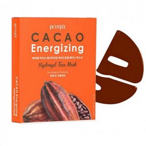 Гидрогелевая маска с какао Petitfee Cacao Energizing Hydrogel Face Mask