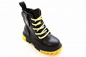 Ботинки 20357В-3 черн/желт