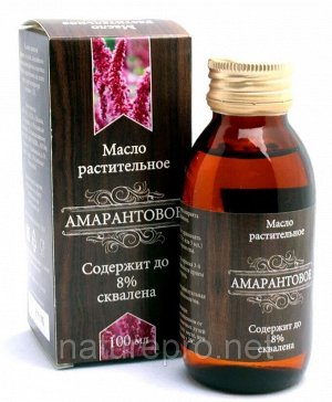 Амарантовое масло, 100 мл, т. м. "ORGANIC"