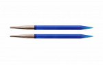 51258 Knit Pro Спицы съемные для вязания Trendz 6,5мм для длины тросика 28-126см, акрил, синий, 2шт