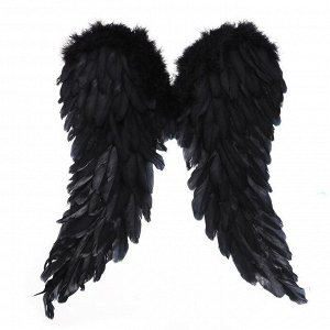 Крылья «Ангел», 50 ? 40, цвет чёрный