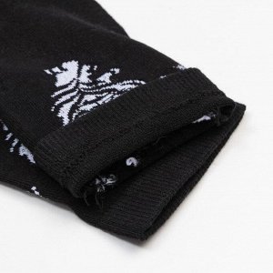 Носки мужские «Тигр» цвет чёрный, размер 25