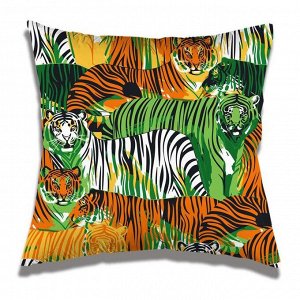 Подушка декоративная «Тигр», 35х35 см