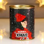 Носки в банке &quot;New year&quot; (женские, микс)