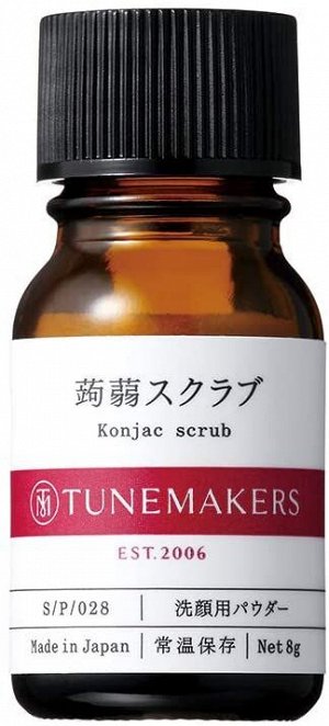 TUNEMAKERS Konjac Scrub - концентрированный скраб с экстрактом конжак