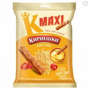 «Кириешки Maxi», сухарики со вкусом соуса начо, 60 г