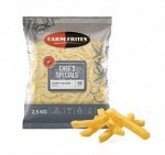 Картофель-фри 10х10 2,5кг в панировке без глютена 441.001, Farm Frites Бельгия