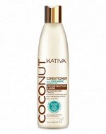 COCONUT Восстан-й кондиционер с органическим кокосовым маслом для поврежденных волос 250мл Kativa(р)