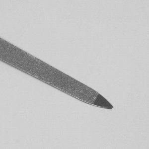 Пилка-триммер металлическая для ногтей, 14 см, с защитным колпачком, в чехле, цвет МИКС