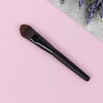 Кисть для макияжа, 18 см, цвет чёрный