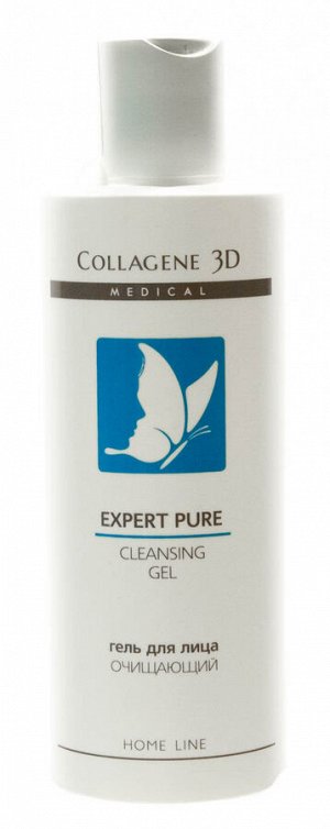 Коллаген 3Д Гель для лица очищающий Expert Pure 250 мл (Collagene 3D, Expert Pure)