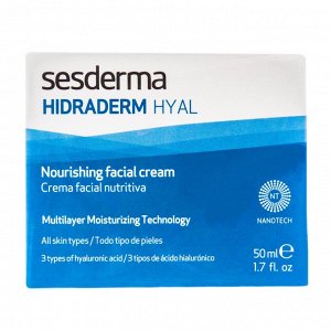 Сесдерма Питательный крем для лица, 50 мл (Sesderma, Hidraderm Hyal)