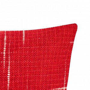 Чехол на подушку  "Классика", цв.красный, 43*43 см, 100% п/э