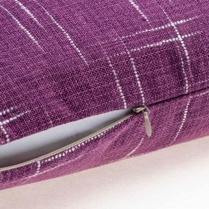 Чехол на подушку  "Классика", цв.фиолетовый, 43*43 см, 100% п/э