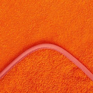 Полотенце-накидка махровое Тигр 75х125см, оранжевый 300 г/м хл100%