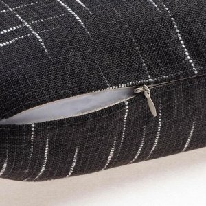 Чехол на подушку  "Классика", цв.чёрный, 43*43 см, 100% п/э