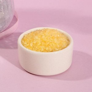 Набор «Сияй ярче всех»: соль для ванны 3 шт по 190 г, аромат медовый пирог