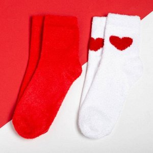 Набор новогодних носков KAFTAN&quot;Храни тепло&quot; р. 36-40 (23-25 см), 2 пары