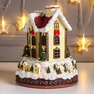 Сувенир "Рождественский домик" 16,5х20,5 см
