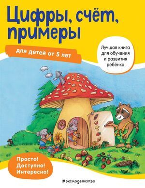 ЛучшаяКнДляОбучИРазвРебенка Цифры,счет,примеры Д/детей от 5 лет