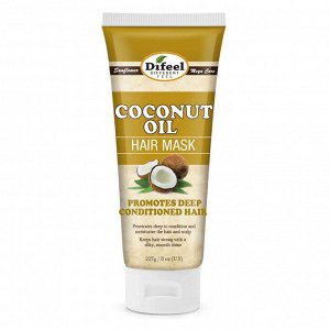 Питательная маска для волос с кокосовым маслом Difeel Coconut Oil Premium Hair Mask, 236 мл