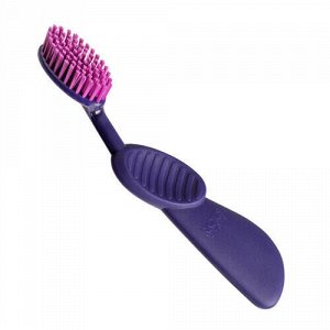 Щётка зубная "Flex Brush", фиолетовая, для правшей