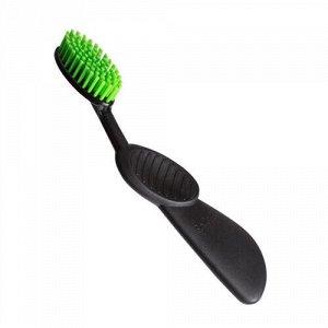 Щётка зубная "Flex Brush", чёрно-зелёная, для правшей Radius