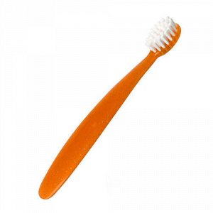 Щётка зубная для детей "Totz", оранжевая с блёстками, с 18 месяцев, очень мягкая Radius