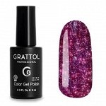 ГЕЛЬ-ЛАК СВЕТООТРАЖАЮЩИЙ GRATTOL COLOR GEL POLISH BRIGHT STAR 04, 9 МЛ