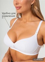 Бюстгальтер &quot;Диана&quot; для беременных и кормящих; белый