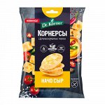 Чипсы цельнозерновые кукурузно-рисовые &quot;Начо сыр&quot; Dr. Korner