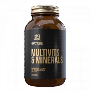 Multivit &amp; Minerals Grassberg, 90 шт