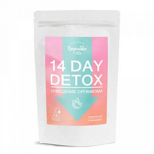 Чай травяной "14 day Detox", очищение организма Biopractika, 14 шт