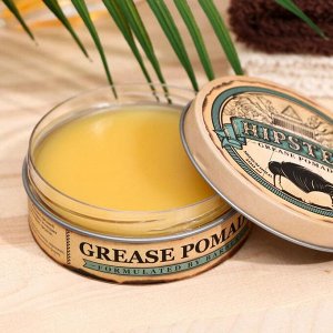 Бриолин для укладки волос Hipster Grease Pomade medium hold, средняя фиксация, 100 мл