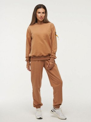 Толстовка (Свитшот) женская 7222-30014/2   ТФ105/К105 мускат/мускат