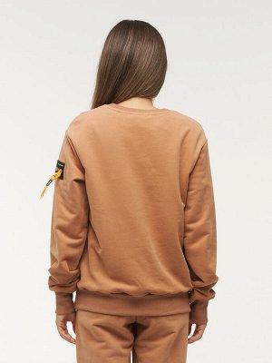 Толстовка (Свитшот) женская 7222-30014/2   ТФ105/К105 мускат/мускат