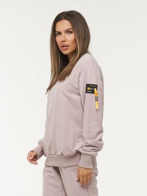 Толстовка (Свитшот) женская 7222-30014/1   ТФ107/К107 туман/туман