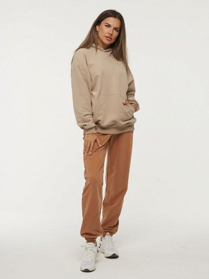 Толстовка (Худи) женская 7222-30010/2   ТФ104/К104 латте/латте