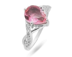 Кольцо, радужный кварц розовый, Ю-Елена