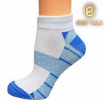 Носки женские 21-025 (ЕН) укороченные бел/голуб