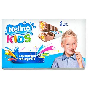 шоколад Nelino KIDS Взрывные конфеты 96 г 1уп.х 20 шт.