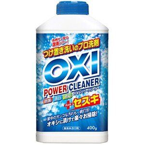 Отбеливатель для цветных вещей "Oxi Power Cleaner" (кислородного типа) 400 г (флакон) / 24