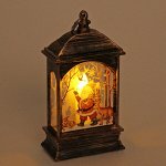 Сувенир с подсветкой &quot;Дед Мороз&quot; 12*7 см, бронза