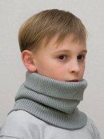 Снуд воротник для мальчика Вега (Цвет серый)