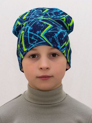 Шапка для мальчика Зигзаг, размер 56-58,  хлопок 95%