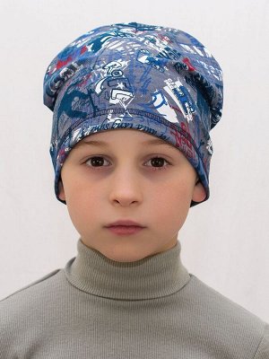 Шапка для мальчика Коллаж, размер 46-48,  хлопок 95%