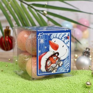 Набор бомбочек для ванн Snow Balls «Тигриная снежность», 8*20 г