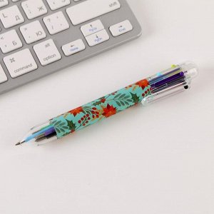Ручка с несколькими стержнями «Волшебного нового года» 6 цветов