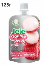 Бьюти желе с кокосовой мякотью JELE DOUBLE JELLY cо вкусом личи 125г