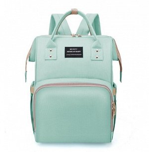 Сумка-рюкзак для мам, цвет светло-зеленый
